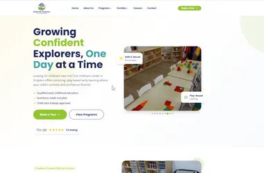 Green Hills Childcare - Childcare website design