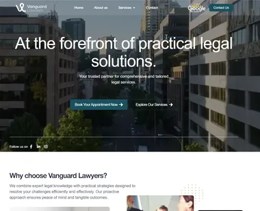 Law Firm Website - Legal website design